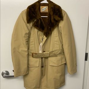 Vintage 1960s Canvas jacket barn jacket work Coat